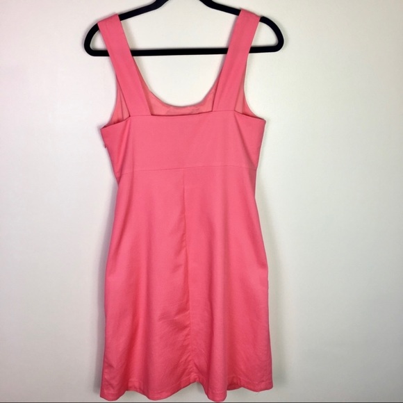 Lands' End Pink Summer Dress, Sleeveless, Lined, Pockets EUC - Picture 3 of 8